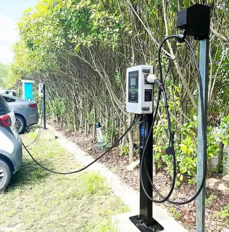 EV Charger Cable Retractor Applications Public Places