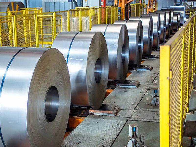 Steel rool moving